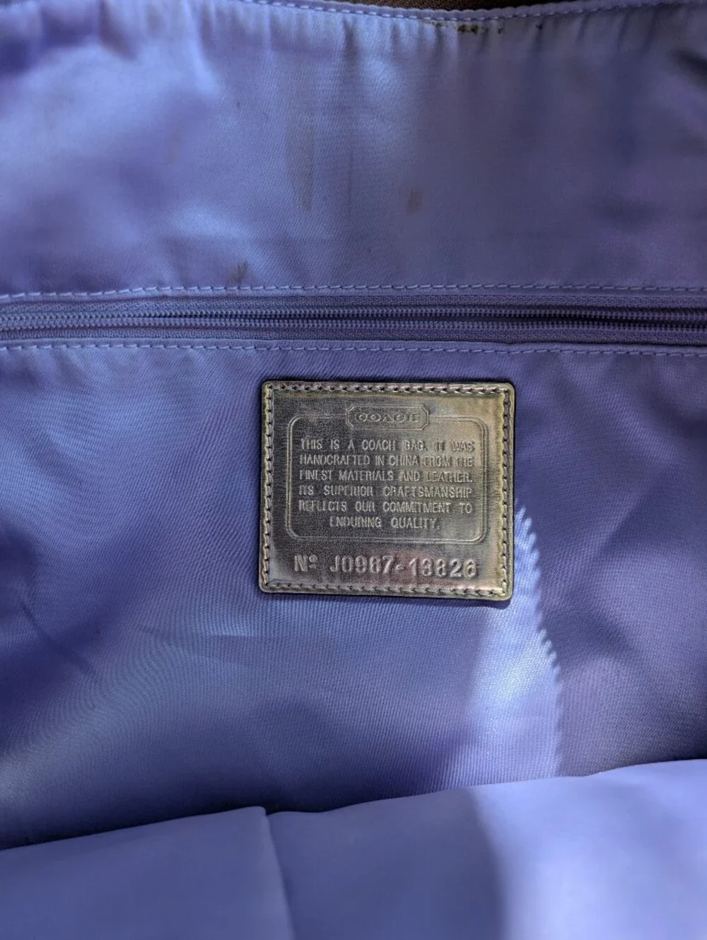 Authentic Coach Poppy Op Art Glam Tote 2009 Y2K Vintage Tote - Picture 3 of 11